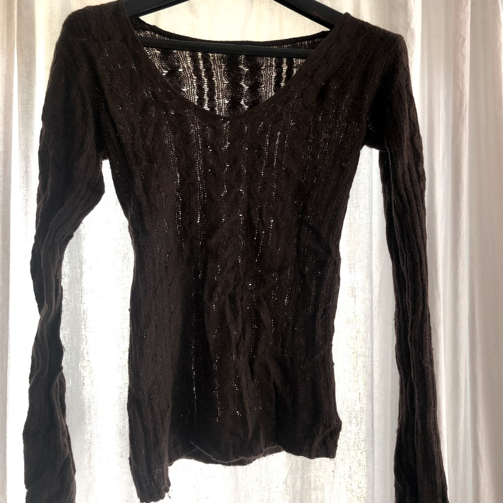 GAP Brown Long Sleeve Sweater - Medium